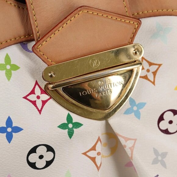 LOUIS VUITTON Monogram Multicolor Ursula Tote Bag White - Picture 9 of 16